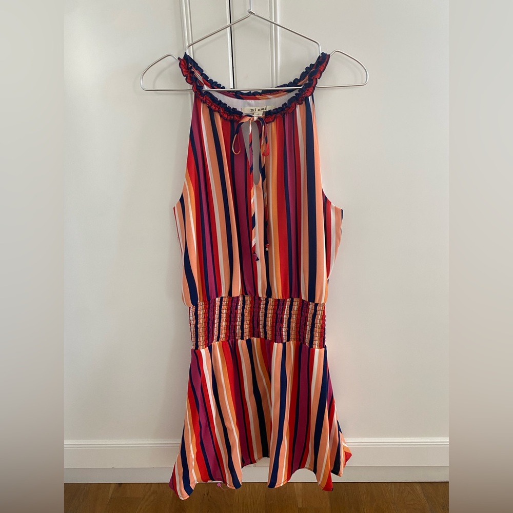 Striped Print Dress